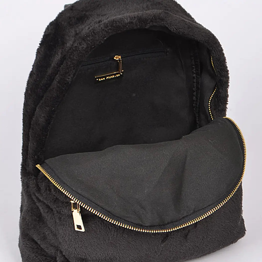 Faux Fur Backpack