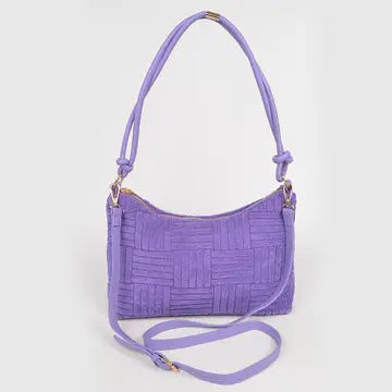 Bolso de hombro con estampado de toalla