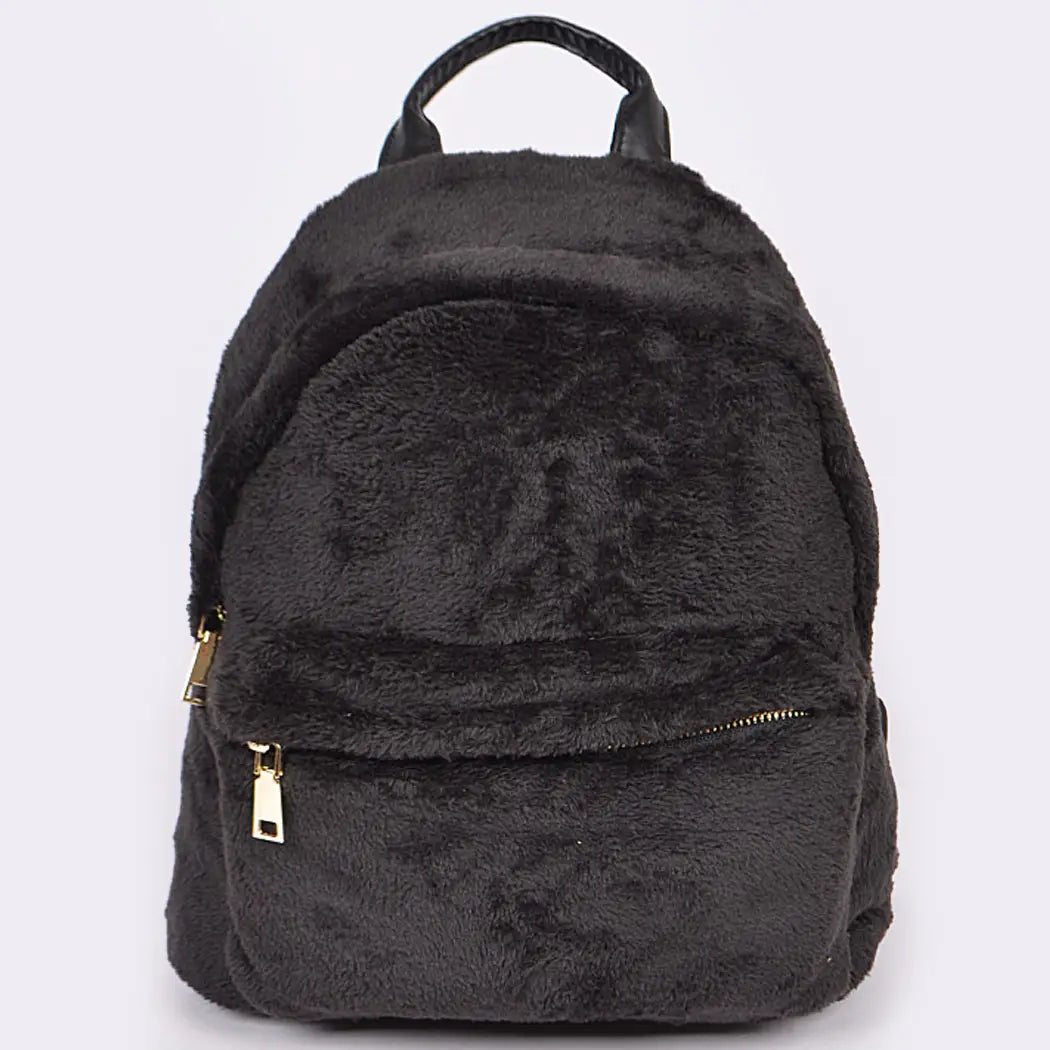Faux Fur Backpack