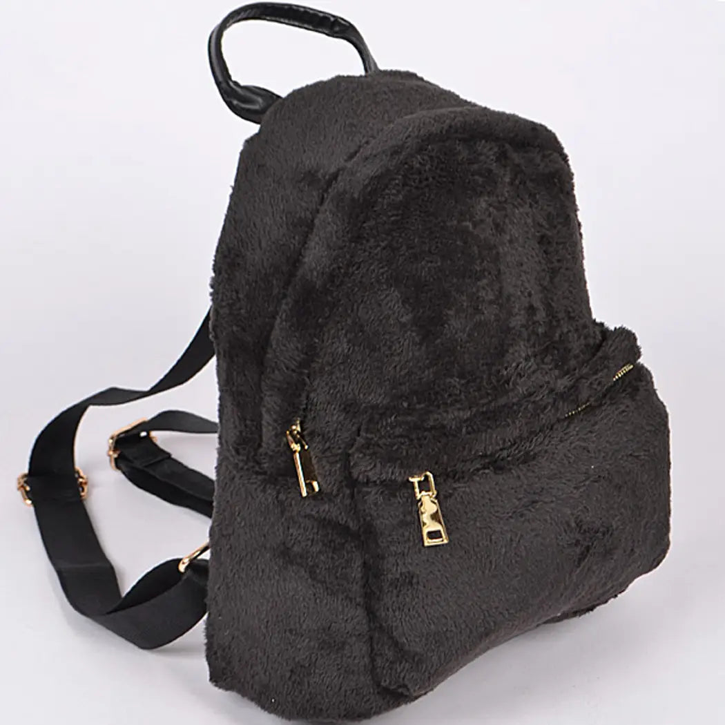 Faux Fur Backpack