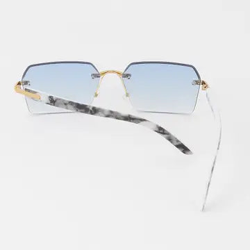 Gafas de sol con degradado brillante