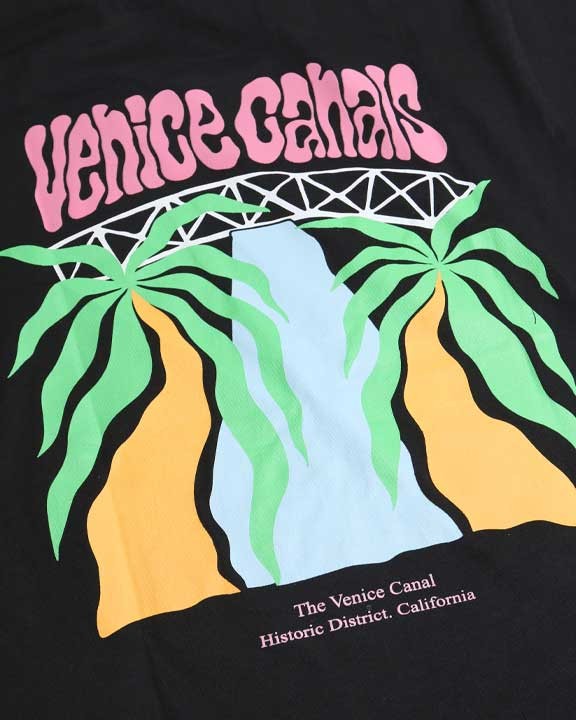 Camiseta gráfica de los canales de Venecia