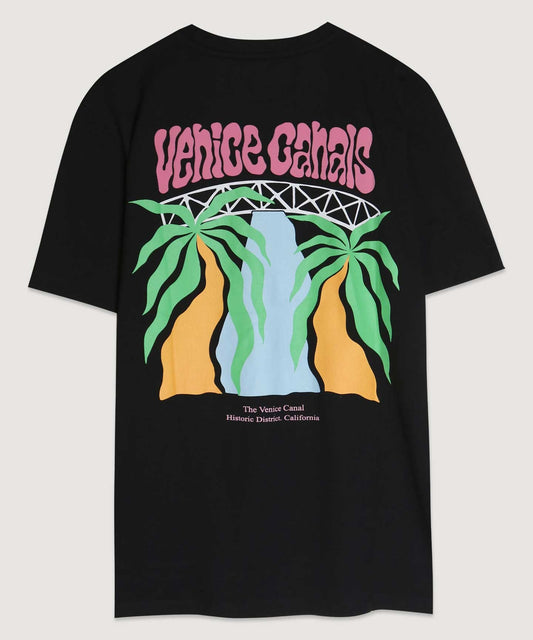Camiseta gráfica de los canales de Venecia