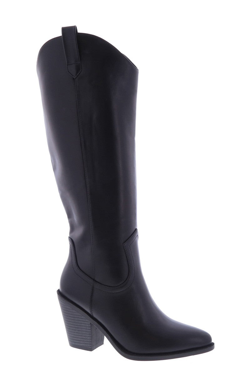 botas vaqueras hasta la rodilla 