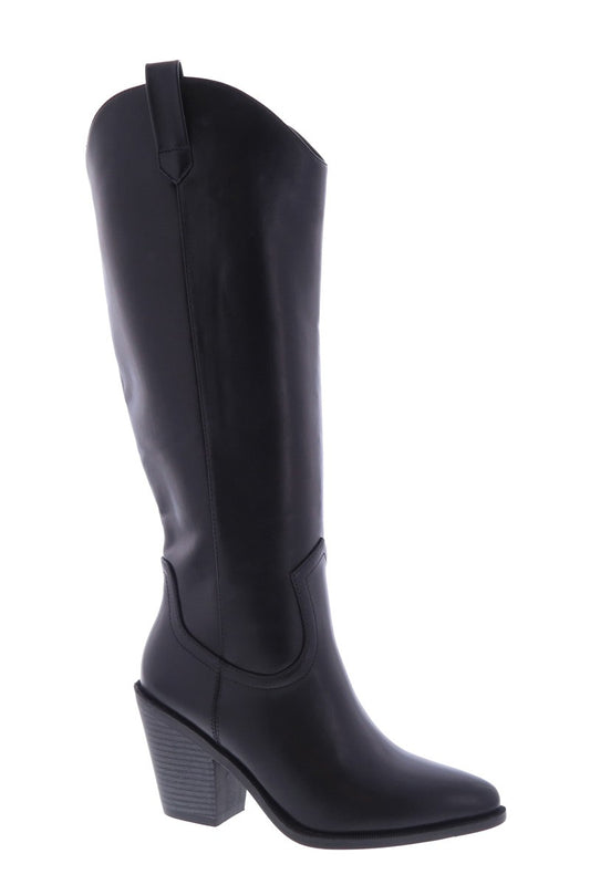 botas vaqueras hasta la rodilla 
