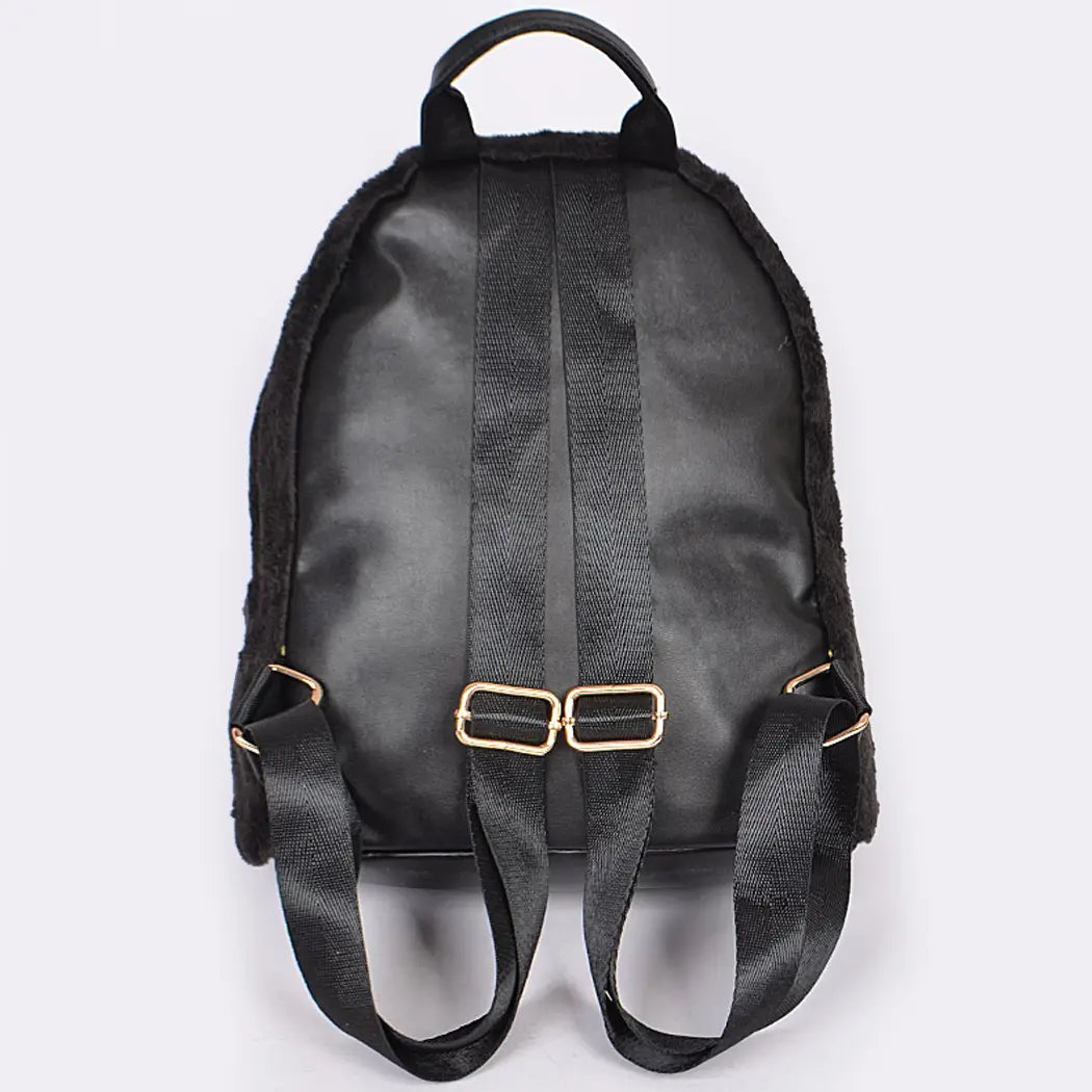Faux Fur Backpack