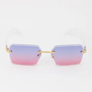 Gafas de sol con degradado brillante