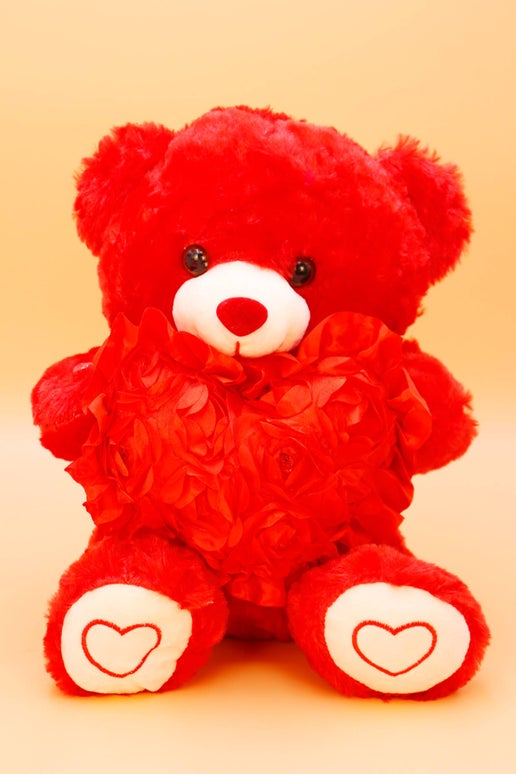 Osito de peluche musical con luces - 30 cm