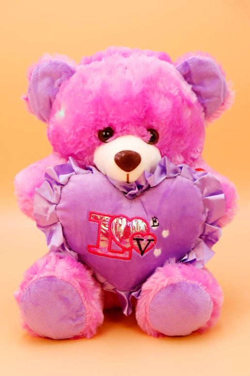 Osito de peluche musical con luces - 30 cm